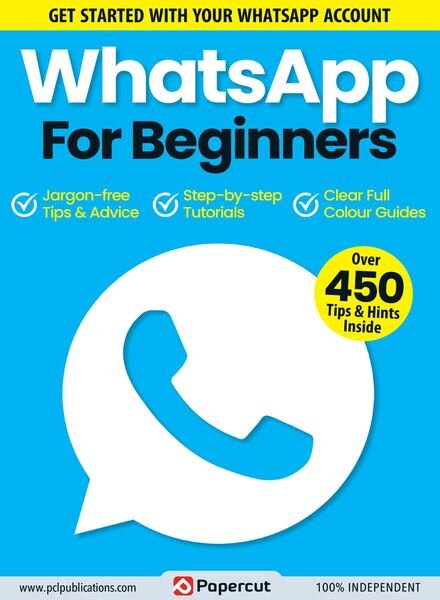 WhatsApp For Beginners – April 2023 Cover