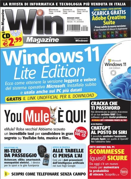 Win Magazine – Maggio 2023 Cover