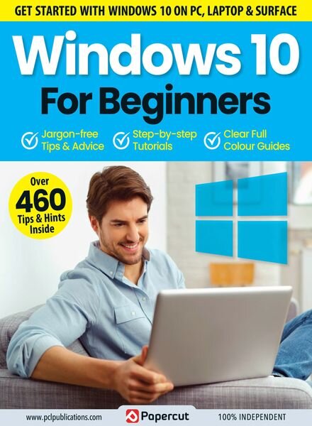 Windows 10 For Beginners – April 2023 Cover
