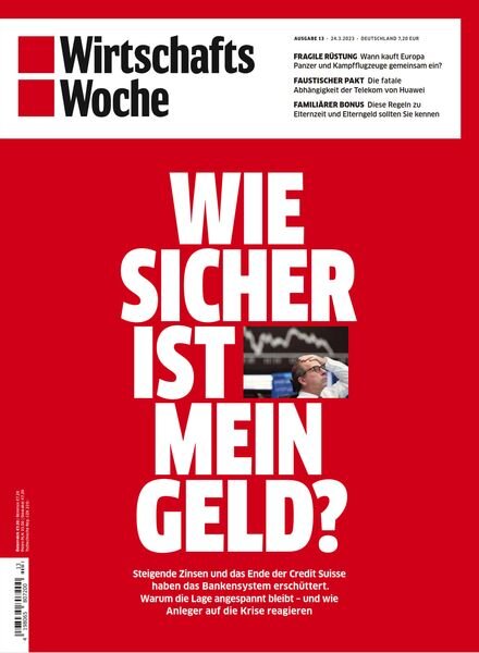 Wirtschaftswoche – 30 Marz 2023 Cover