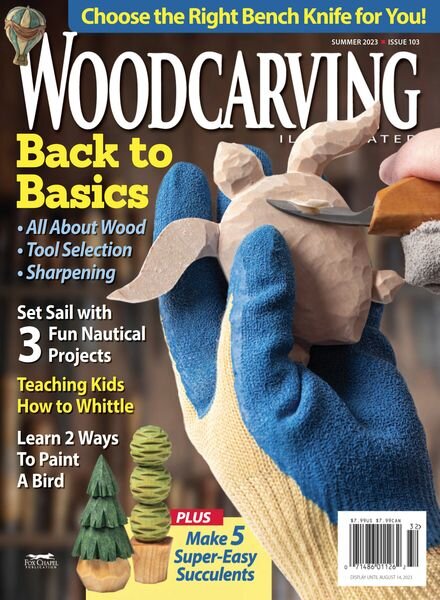 Woodcarving Illustrated – April 2023 Cover
