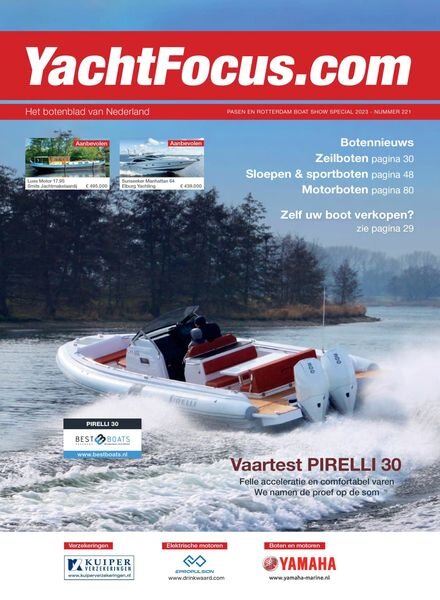 YachtFocus Magazine – 29 maart 2023 Cover