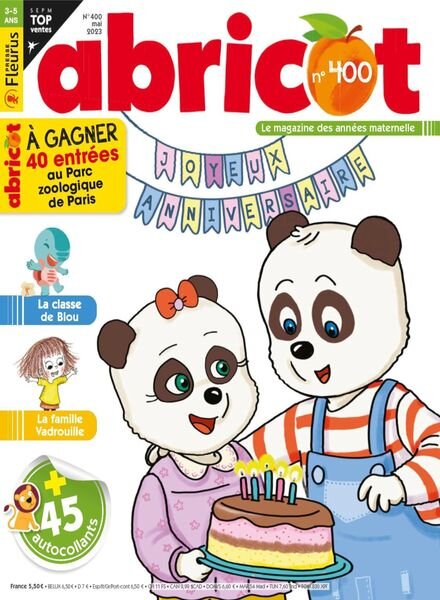 Abricot – 01 avril 2023 Cover