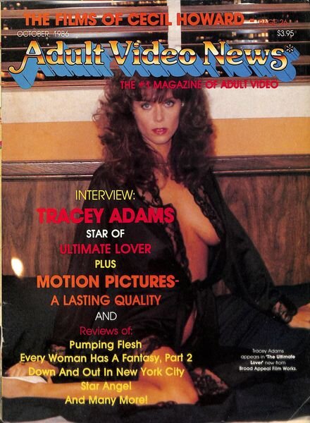 Adult Video News – October 1986 Cover