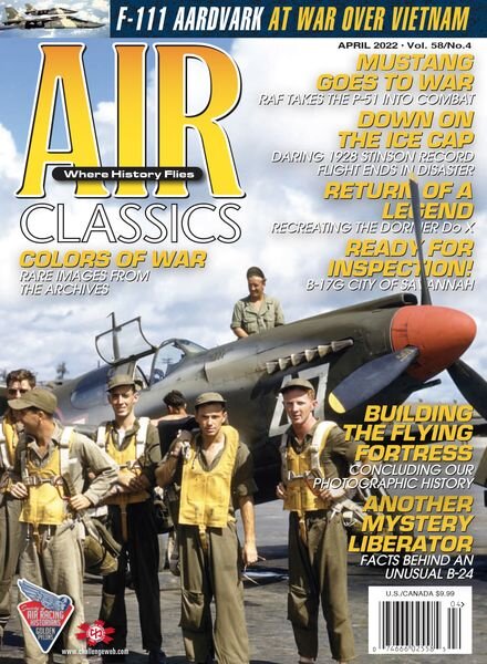 Air Classics – Where History Flies! – April 2022 Cover