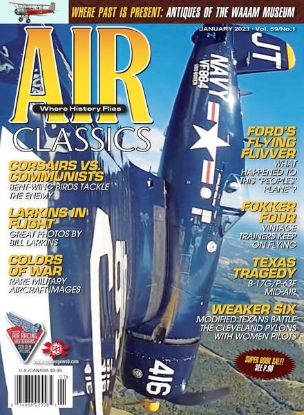 Air Classics – Where History Flies! – December 2022 Cover