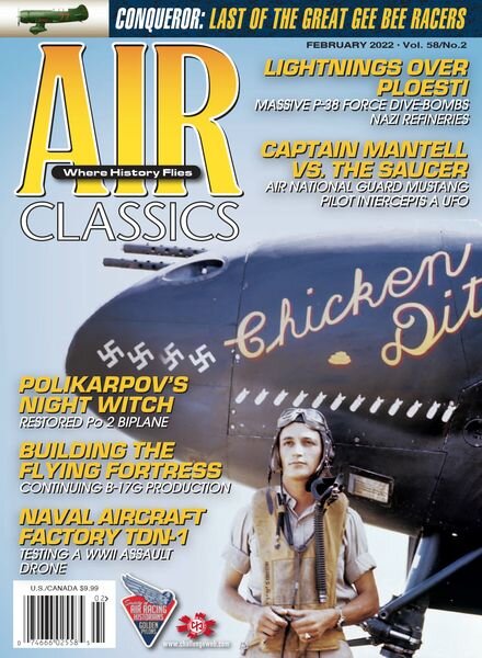 Air Classics – Where History Flies! – January 2022 Cover