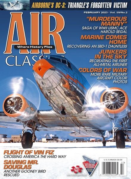 Air Classics – Where History Flies! – January 2023 Cover
