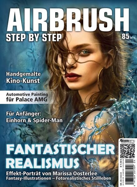 Airbrush Step by Step German Edition – Juni 2023 Cover