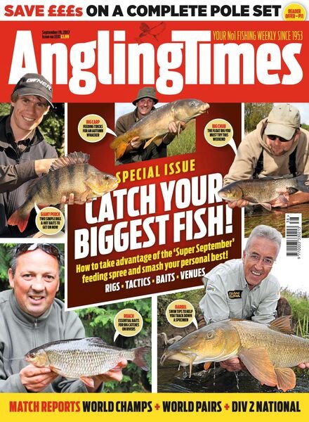 Angling Times – 19 September 2017 Cover