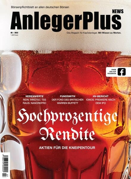AnlegerPlus News – 20 Mai 2023 Cover