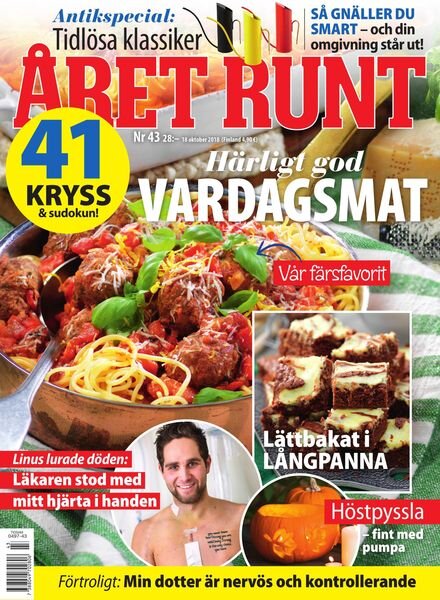 Aret Runt – 18 oktober 2018 Cover