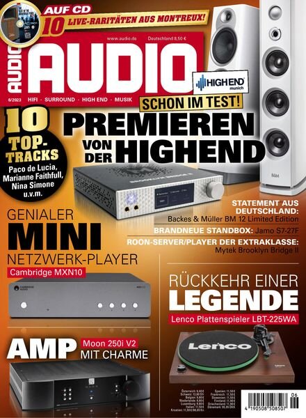 Audio – Juni 2023 Cover