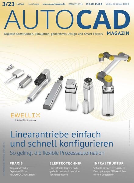 Autocad & Inventor Magazin – Mai-Juni 2023 Cover