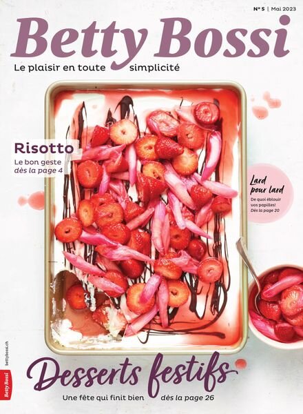 Betty Bossi edition francaise – mai 2023 Cover