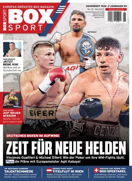 BoxSport – Juli 2023 Cover