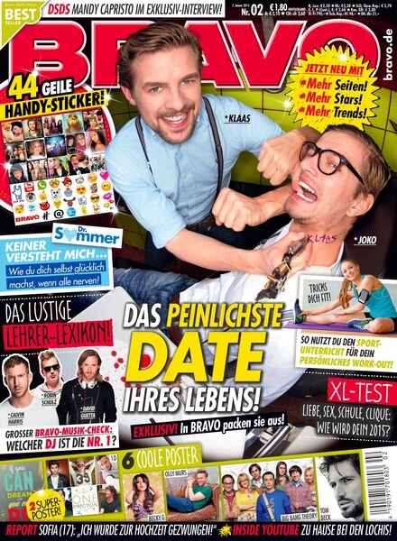 Bravo – 07 Januar 2015 Cover