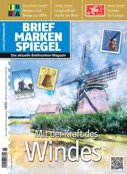 Briefmarken Spiegel – Mai 2023 Cover