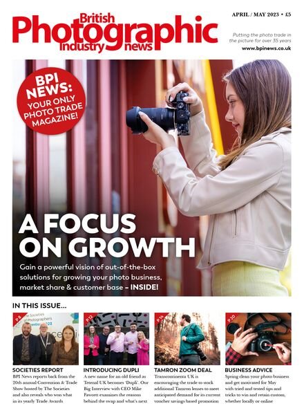 British Photographic Industry News – April-May 2023 Cover