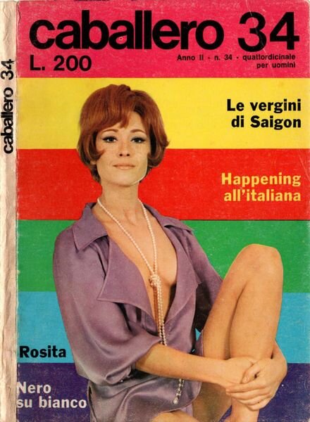 Caballero – N 34 anno II 19 Ottobre 1968 Cover