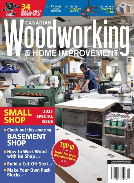 Canadian Woodworking – June-July 2023 Cover