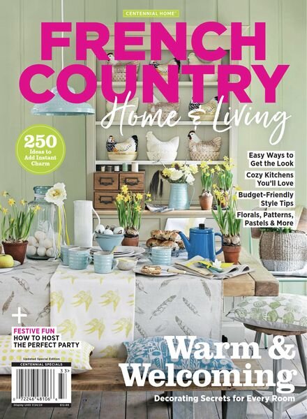 Centennial Home French Country Home & Living – April 2023 Cover