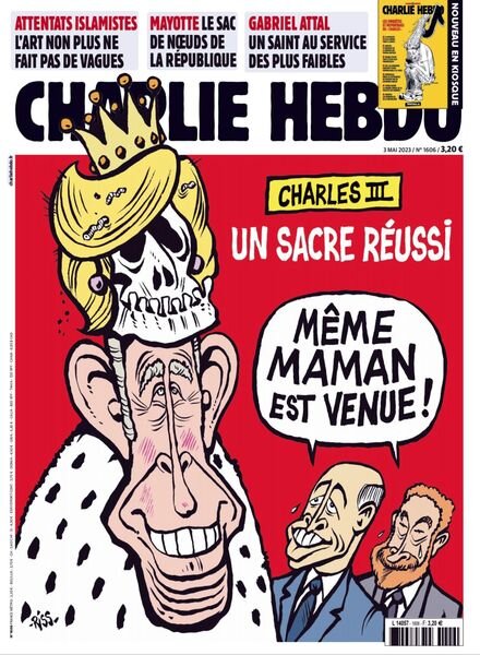 Charlie Hebdo – 3 Mai 2023 Cover