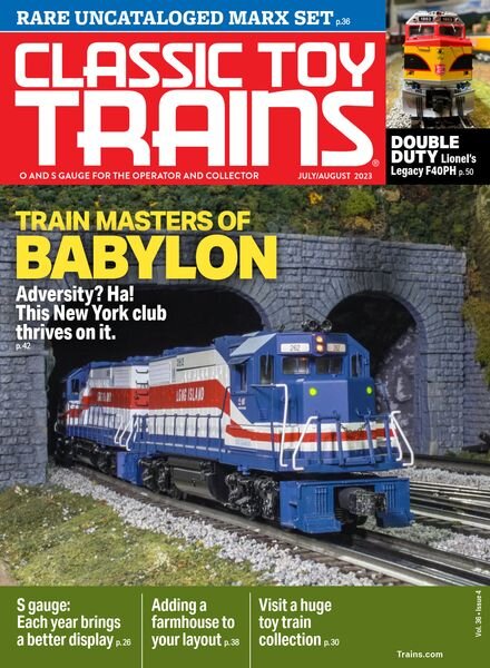 Classic Toy Trains – July-August 2023 Cover