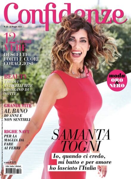 Confidenze – 16 maggio 2023 Cover