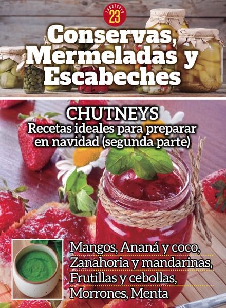 Conservas mermeladas y escabeches – mayo 2023 Cover