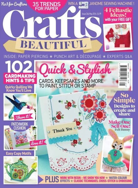 Crafts Beautiful – April 2014 Cover