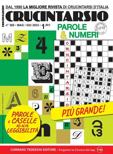 Crucintarsio – giugno 2023 Cover