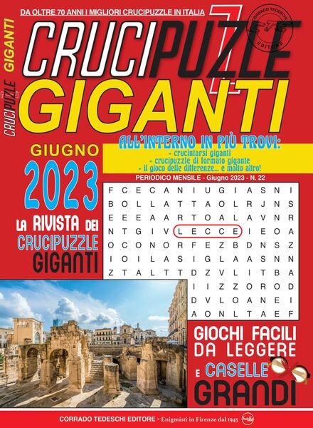 Crucipuzzle Giganti – 12 maggio 2023 Cover