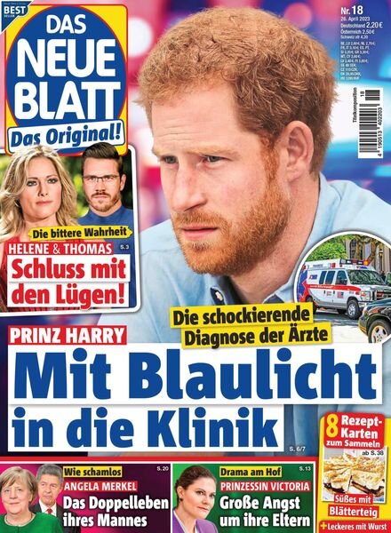 Das Neue Blatt – 26 April 2023 Cover