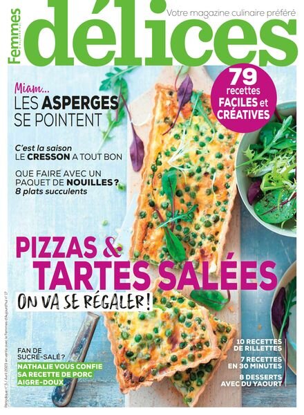Delices de Femmes d’Aujourd’hui – Avril 2023 Cover