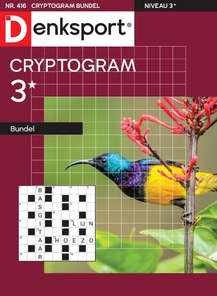 Denksport Cryptogrammen 3 bundel – 27 april 2023 Cover