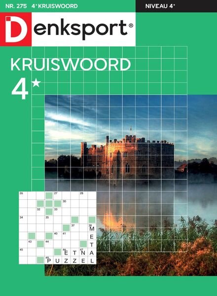 Denksport Kruiswoord 4 – mei 2023 Cover