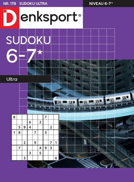 Denksport Sudoku 6-7 ultra – 18 mei 2023 Cover
