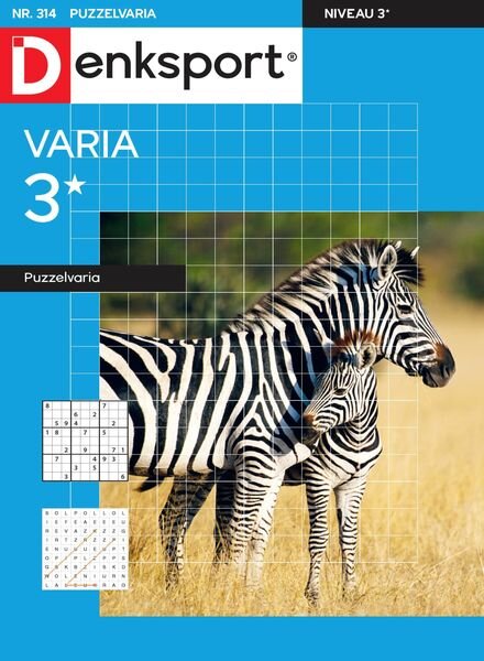 Denksport Varia 3 Puzzelvaria – 11 mei 2023 Cover