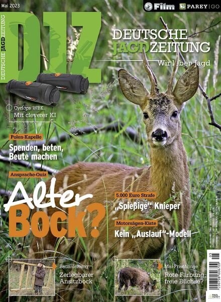 Deutsche Jagdzeitung – Mai 2023 Cover