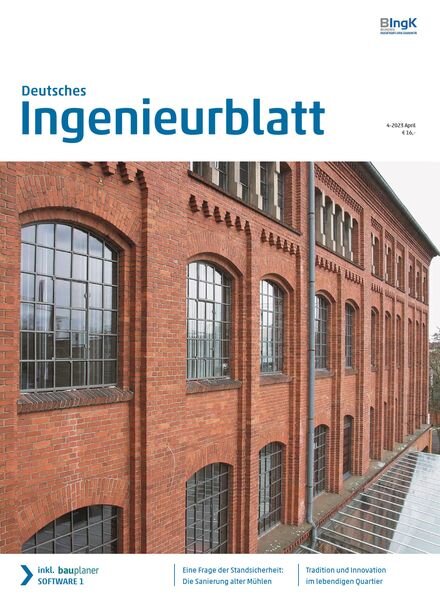 Deutsches IngenieurBlatt – April 2023 Cover