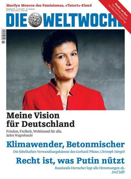 Die Weltwoche – 11 Mai 2023 Cover