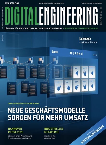 Digital Engineering Germany – April-Mai 2023 Cover