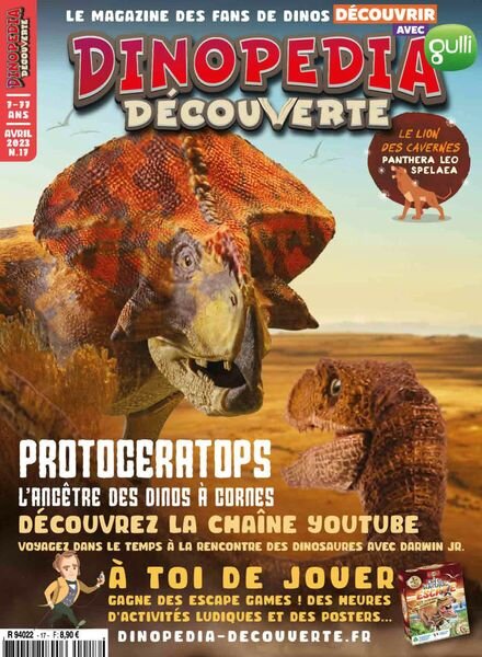 Dinopedia Decouverte – Avril 2023 Cover