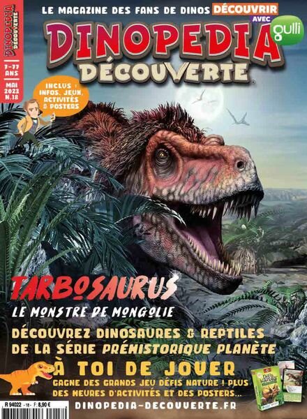 Dinopedia Decouverte – Mai 2023 Cover
