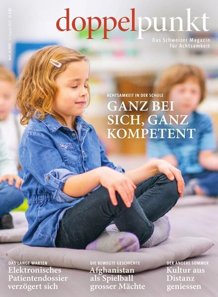 Doppelpunkt – 13 August 2020 Cover