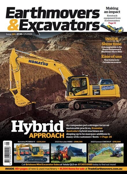 Earthmovers & Excavators – May 2023 Cover