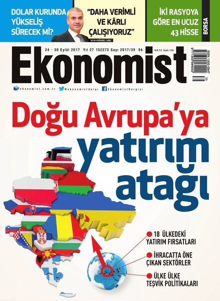 Ekonomist – 24 Eylul 2017 Cover