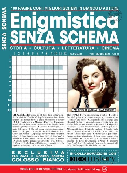 Enigmistica Senza Schema – giugno 2023 Cover