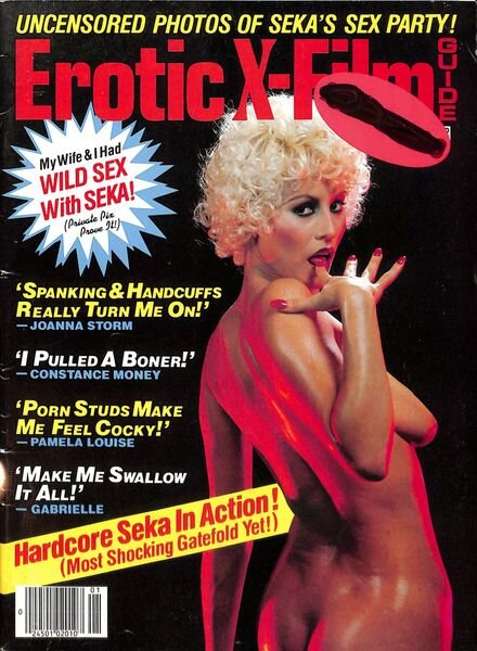 Erotic X Film Guide – January 1984 Cover